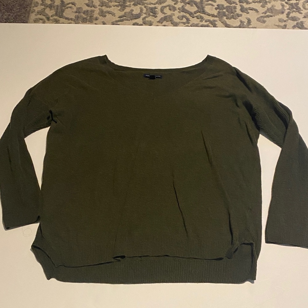 American Eagle Outfitters Forest Green Knit Top